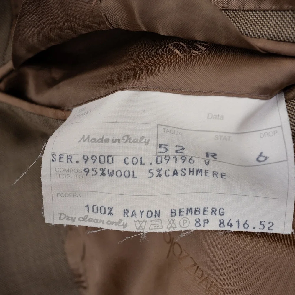 Ravazzolo Alta Sartoria Men Wool Cashmere Blazer 43